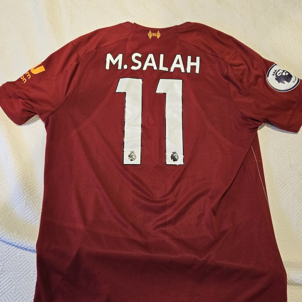 2019 Liverpool FC Soccer Jersey - Mohamed Salah - Picture 6 of 7